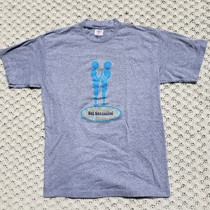 Vtg Alien Art Wear Get Connected Graphic T Shirt